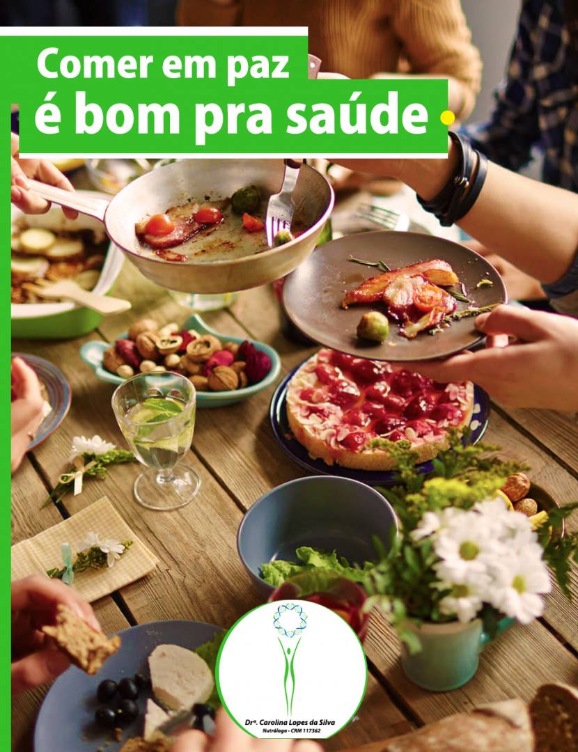 COMER EM PAZ É BOM PARA A SAÚDE